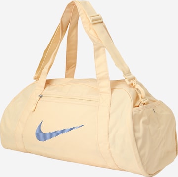 Sac de sport NIKE en beige : devant