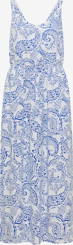 CECIL Maxikleid mit V-Neck und Print in Weiß: Vorderseite