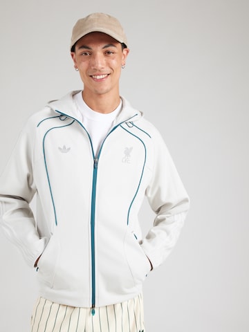 Giacca di felpa 'Lfc Teamgeist 26' di ADIDAS ORIGINALS in grigio: frontale