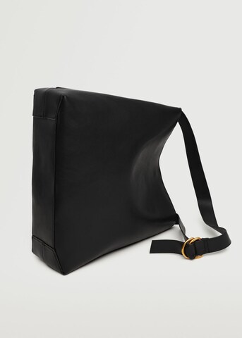 MANGO Shopper in Black