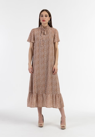 faina Dress in Beige