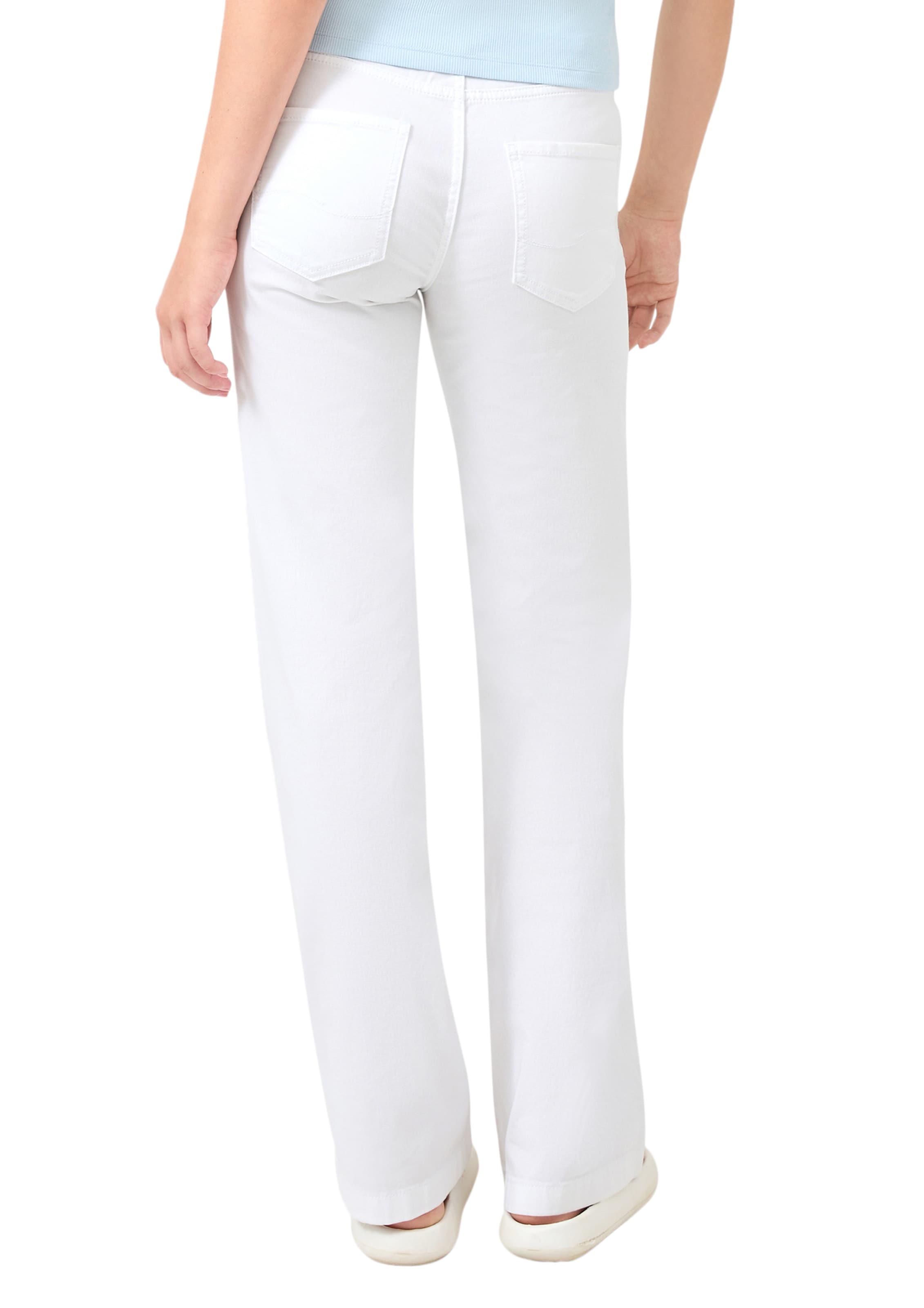 Wide Leg Jean ' CATIE ' QS en blanc