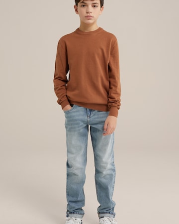 WE Fashion Sweater in Brown