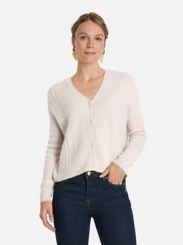 LIEBLINGSSTÜCK Knit Cardigan 'Henja' in Beige: front