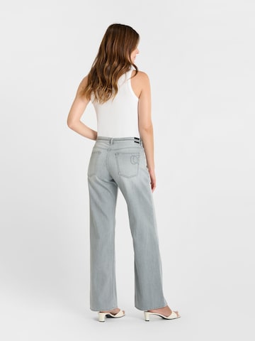 Wide Leg Jean Le Temps Des Cerises en gris