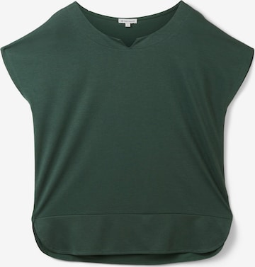 T-shirt TOM TAILOR en vert : devant