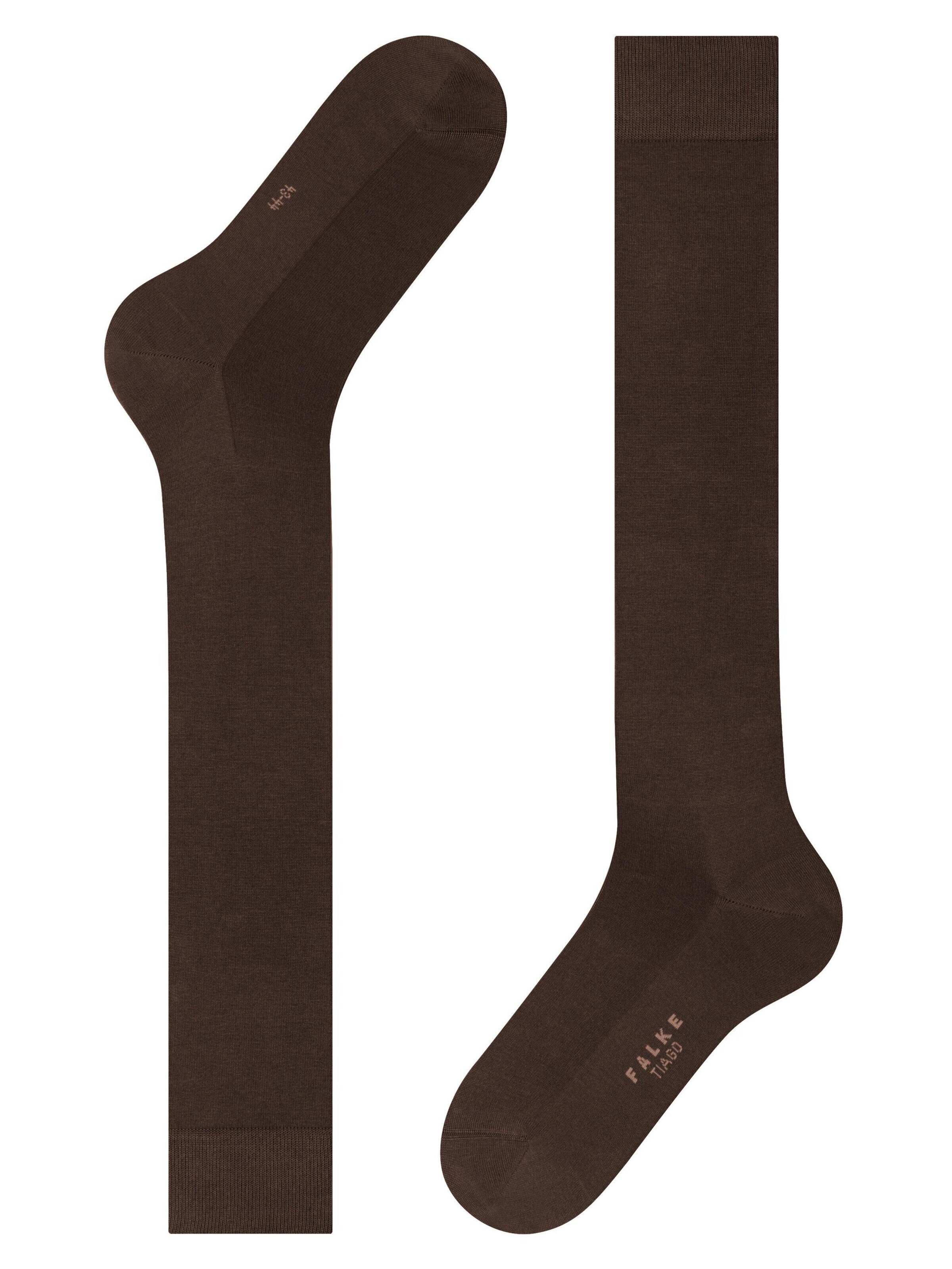 FALKE Knee High Socks 'Tiago' in Brown