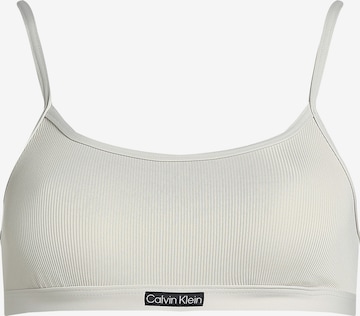 Calvin Klein Swimwear Bikini top in Beige: front