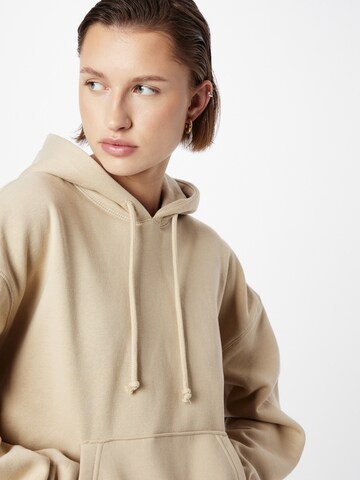 WEEKDAY Sweatshirt i beige