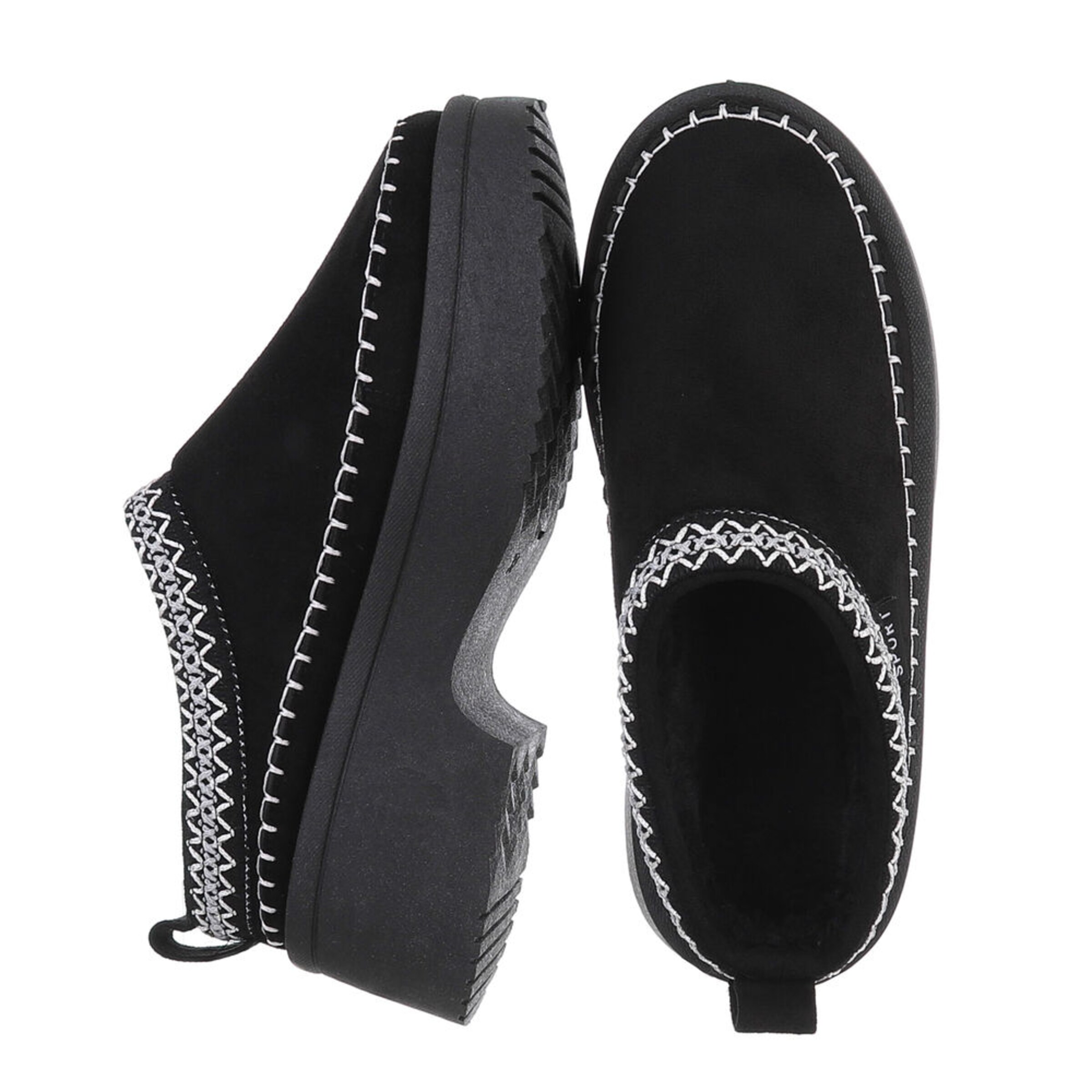 Ital-Design Clogs in Schwarz