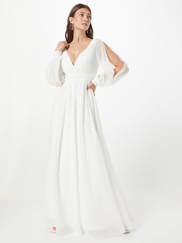 mascara Evening dress in White: front