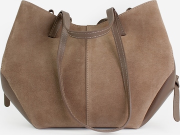 lePelou Shoulder Bag 'TARA' in Grey: front