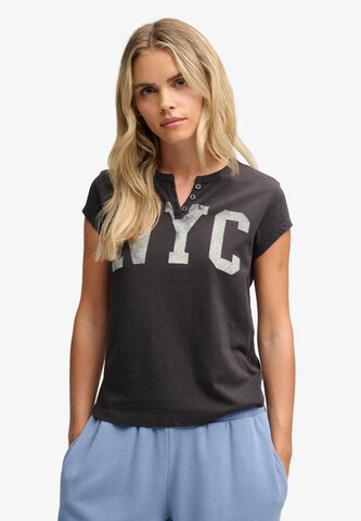 T-shirt 'Essentials' Superdry & Co en gris : devant