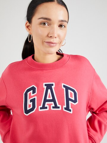 GAP - Sweatshirt 'HERITAGE' em vermelho