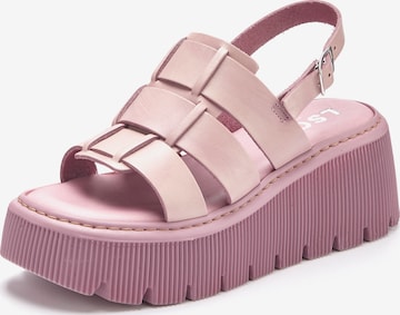 LSCN by LASCANA Sandals in Pink: front