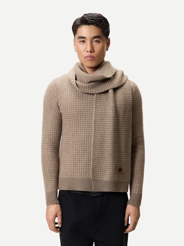 Écharpe GOBI Cashmere en gris : devant