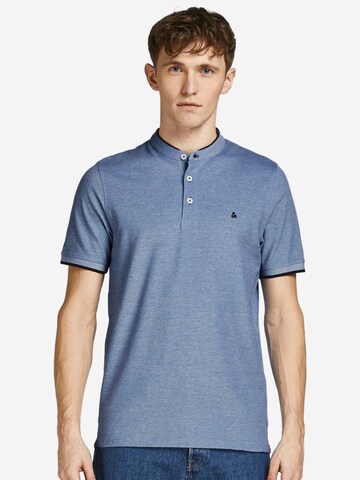 JACK & JONES Shirt 'Paulos Mao' in Blue