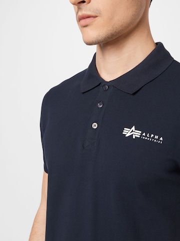 ALPHA INDUSTRIES Poloshirt in Blau