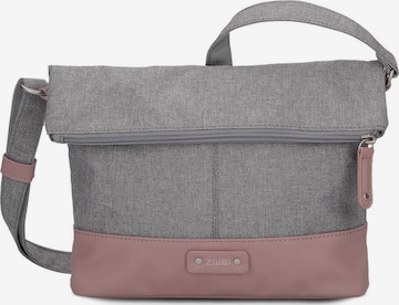 ZWEI Umhängetasche 'Olli OT6' in Grau: Vorderseite