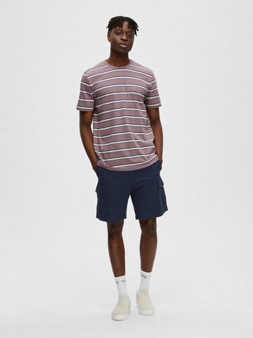 SELECTED HOMME T-shirt 'Bertie' i lila