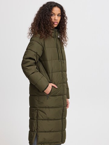 Manteau d’hiver 'IH Zelana' ICHI en vert : devant