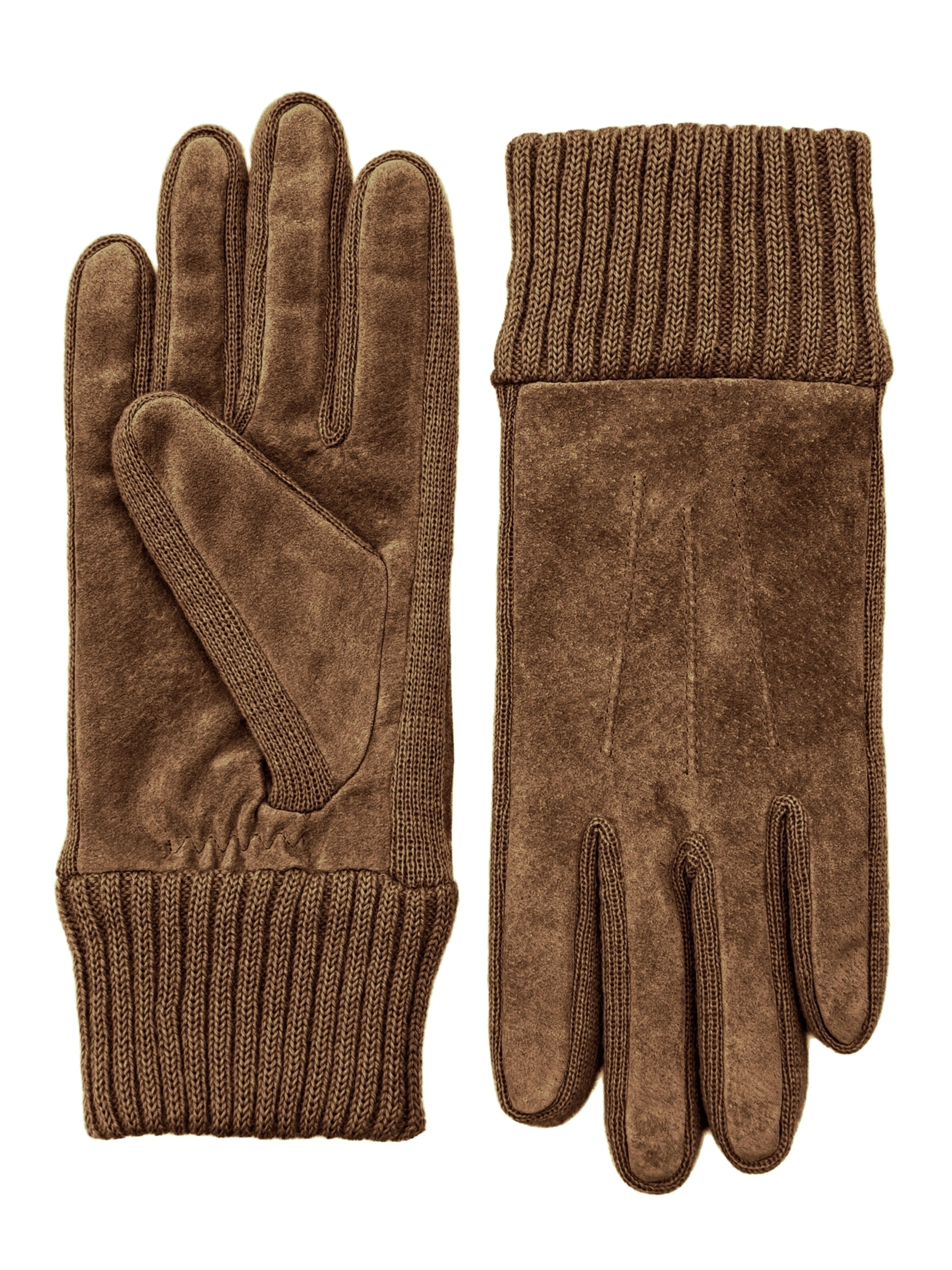 KESSLER Full Finger Gloves 'LIV' in Brown
