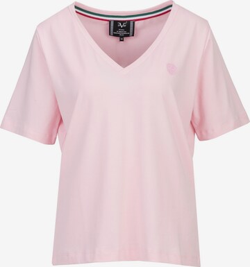 T-shirt 'Baila' 19V69 ITALIA en rose : devant