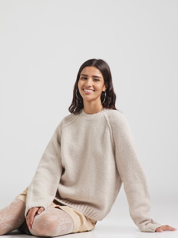 WEEKDAY - Pullover em bege: frente