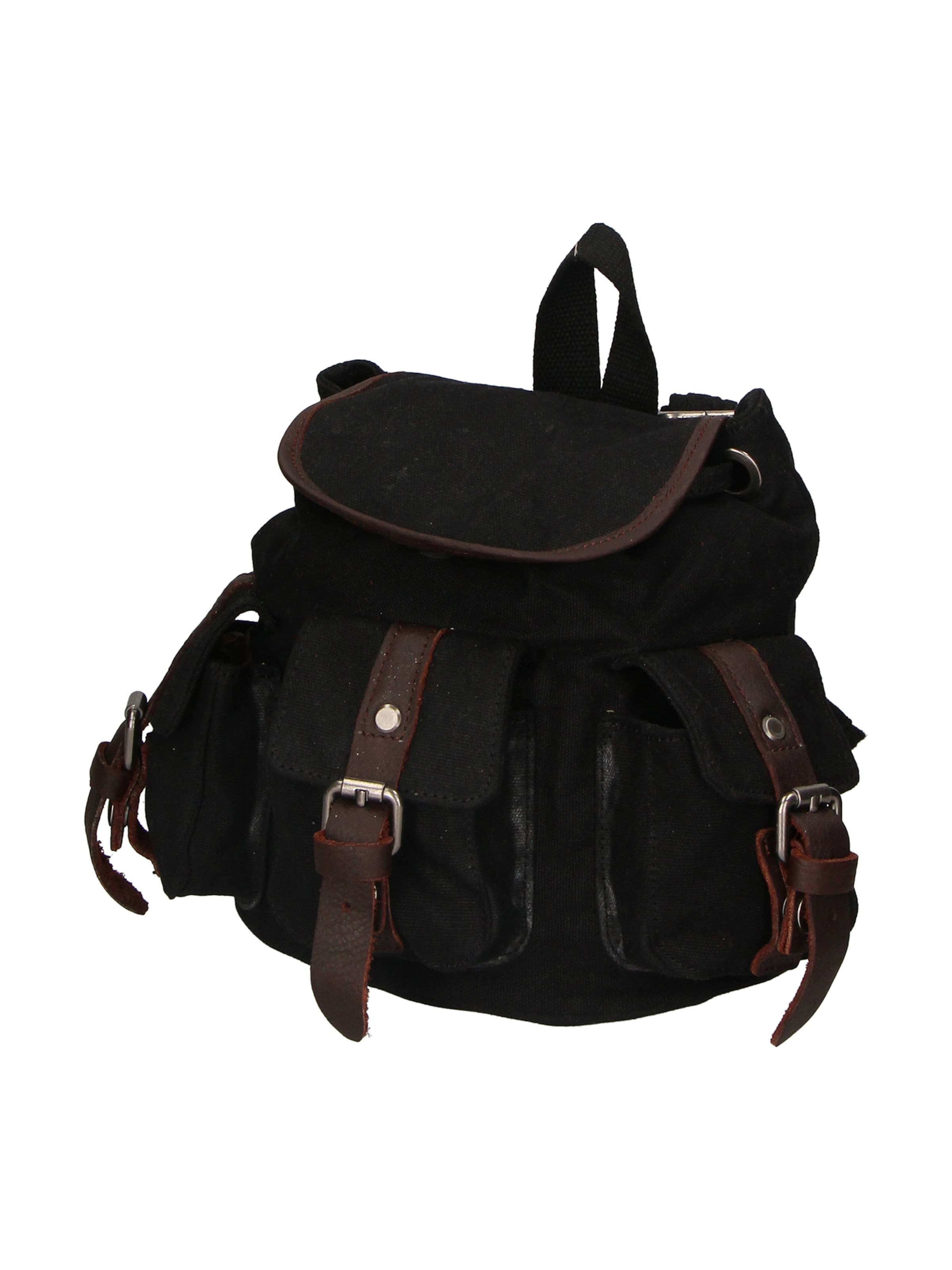 Zaino di Gave Lux in nero: frontale