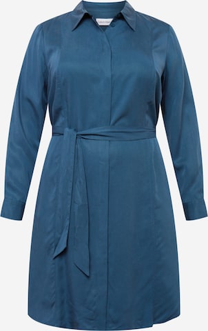 Calvin Klein Curve Kleid in Blau: predná strana