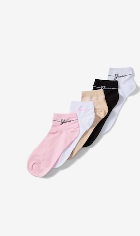 GUESS Socks in Beige: front