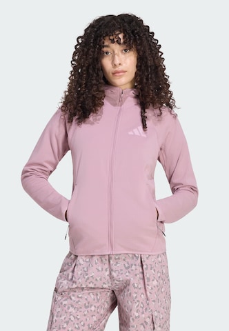 Veste en polaire fonctionnelle 'Xperior' ADIDAS TERREX en violet : devant