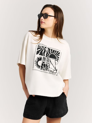 PROTEST Shirt 'PRTArela' in Wit: voorkant