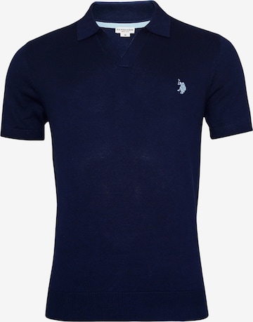 U.S. POLO ASSN. Shirt in Blauw: voorkant
