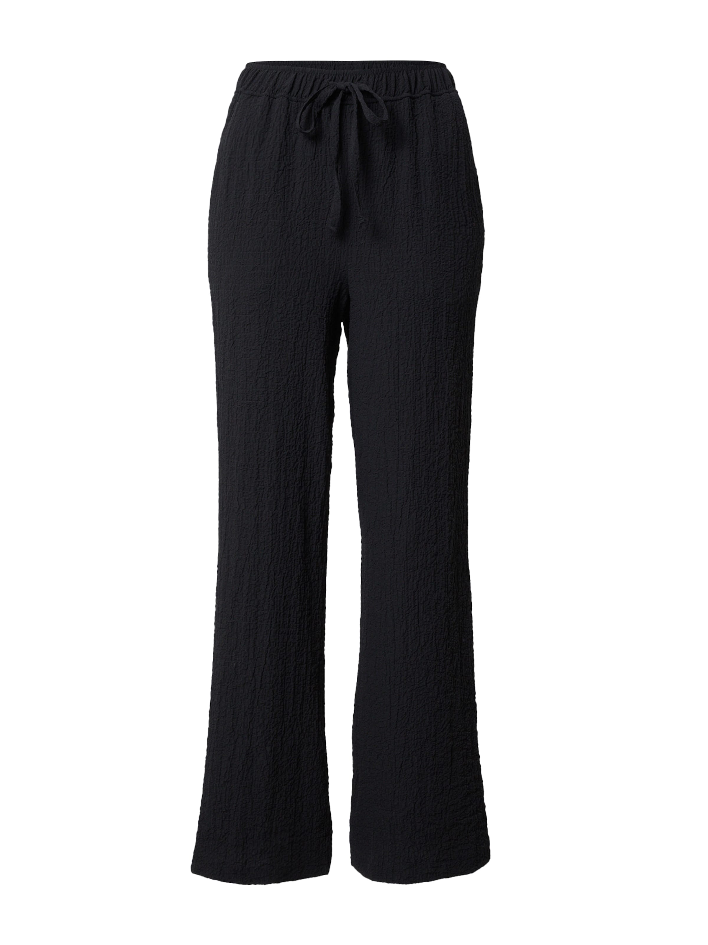 Whistles Wide Leg Hose 'LUNA' in Schwarz: Vorderseite