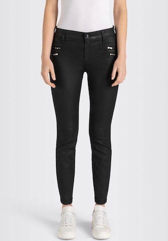 Skinny Pantalon MAC en noir : devant