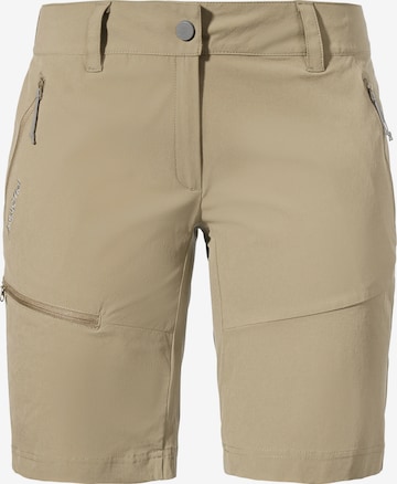 Regular Pantalon outdoor 'Toblach2' Schöffel en beige : devant