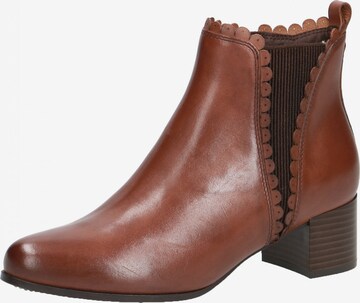 CAPRICE Chelsea Boots in Braun: front