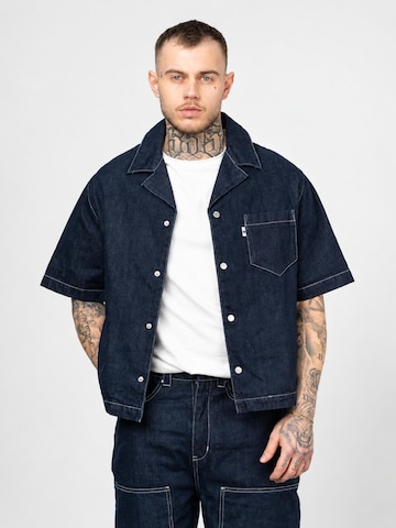 Coupe regular Chemise 'IYLovro' IYITO en bleu