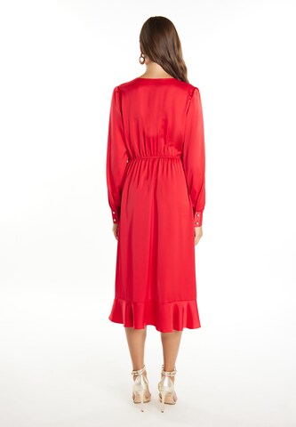 faina Cocktail Dress in Red