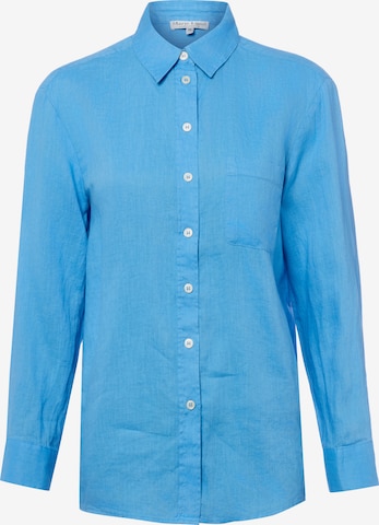 Chemisier Marie Lund en bleu : devant