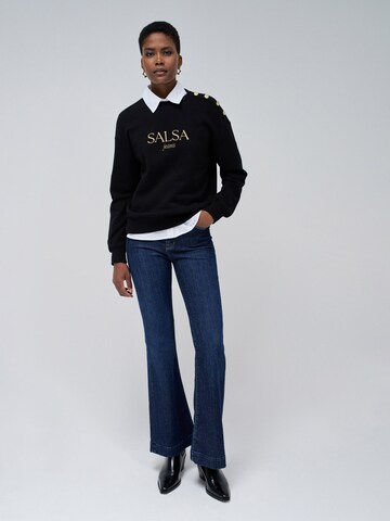 Sweat-shirt Salsa Jeans en noir