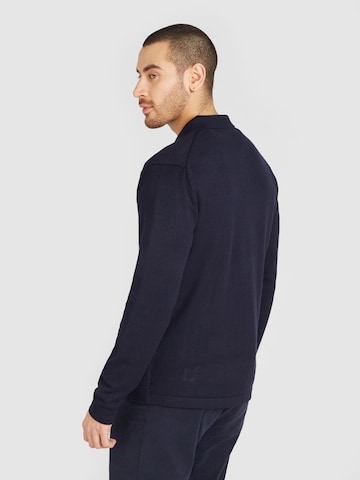 SELECTED HOMME Knit Cardigan 'TELLER' in Blue