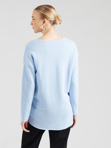 Zwillingsherz Sweatshirt 'Positive Mind' in Blau
