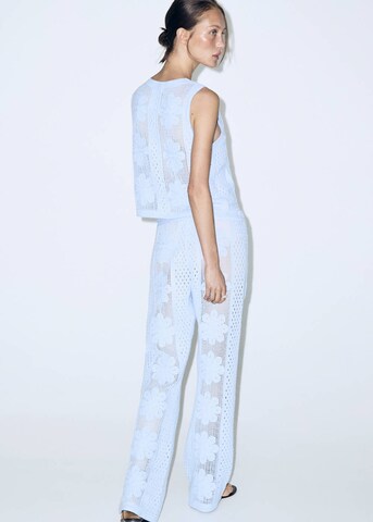 MANGO Regular Pants 'Daisy' in Blue