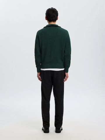 Pull-over 'SLHDRY' SELECTED en vert