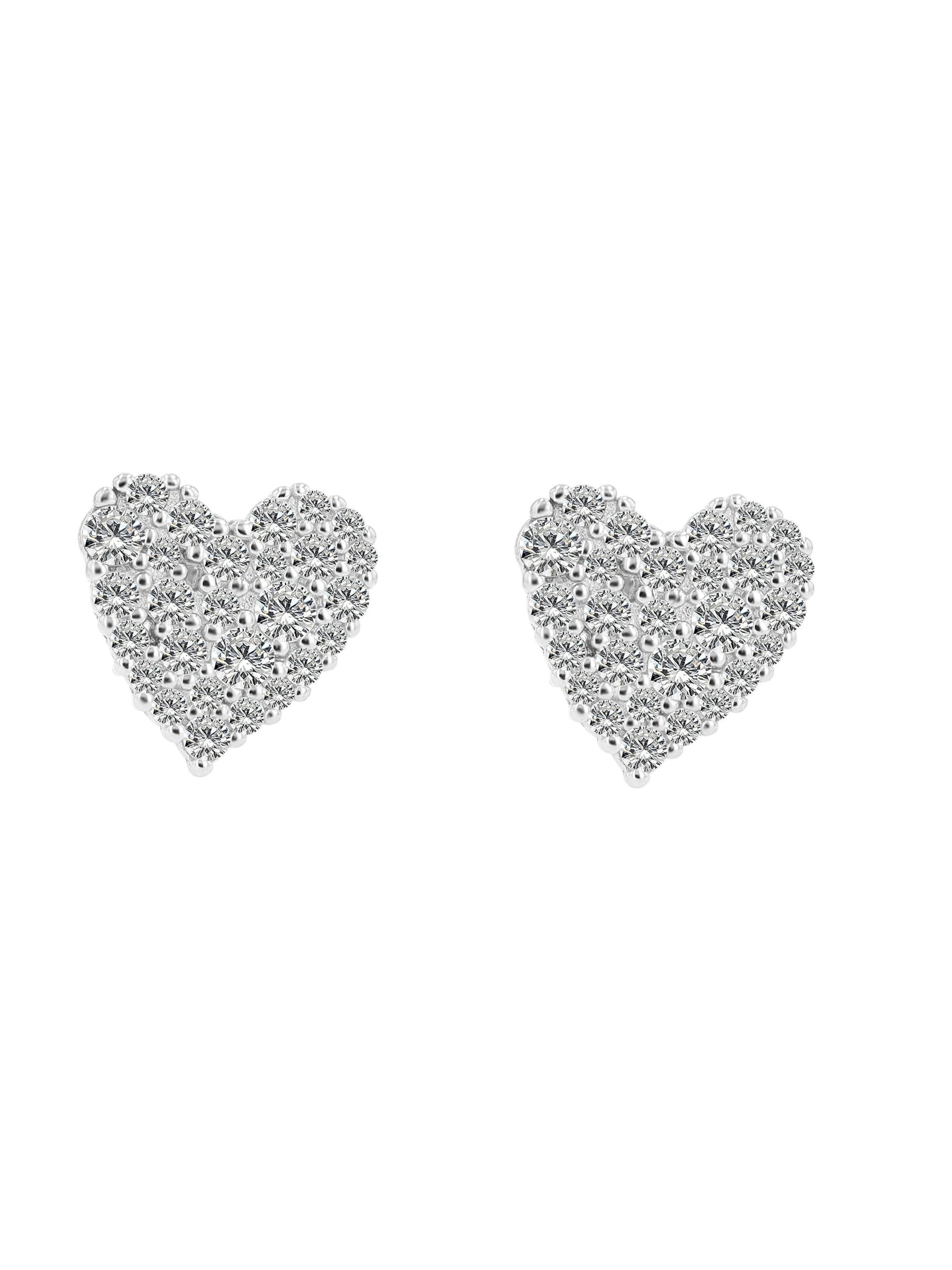 Akzent Earrings 'Xafira, 925 Sterlingsilber, hautverträglich' in Silver