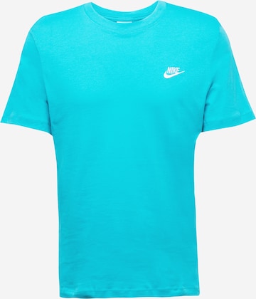 Nike Sportswear Tričko – modrá: přední strana