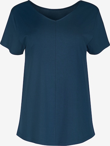 Skiny - Shirt em azul: frente