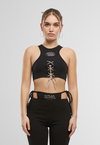 Haut 'Seneca' Von Dutch Originals en noir : devant